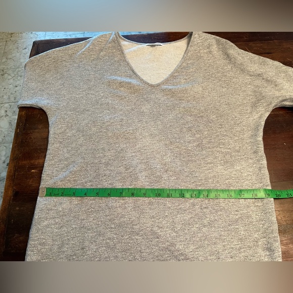 James Perse Standard Gray Sweatshirt Tunic Dress Size 4 (XL) - Picture 7 of 13